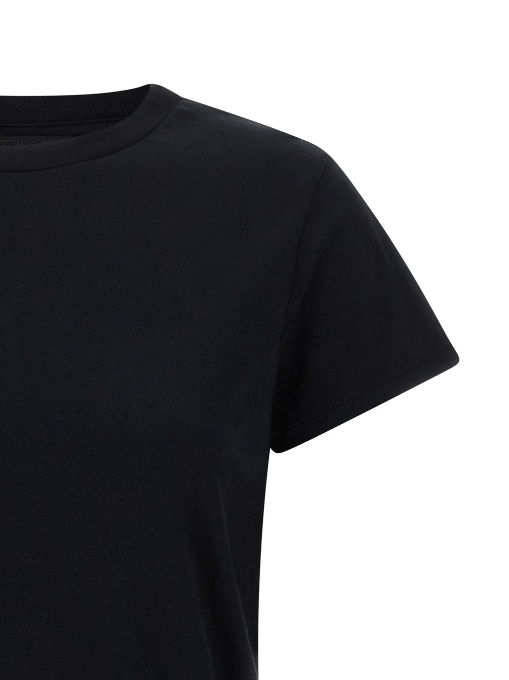 Mother Denim Black Cotton T-Shirt