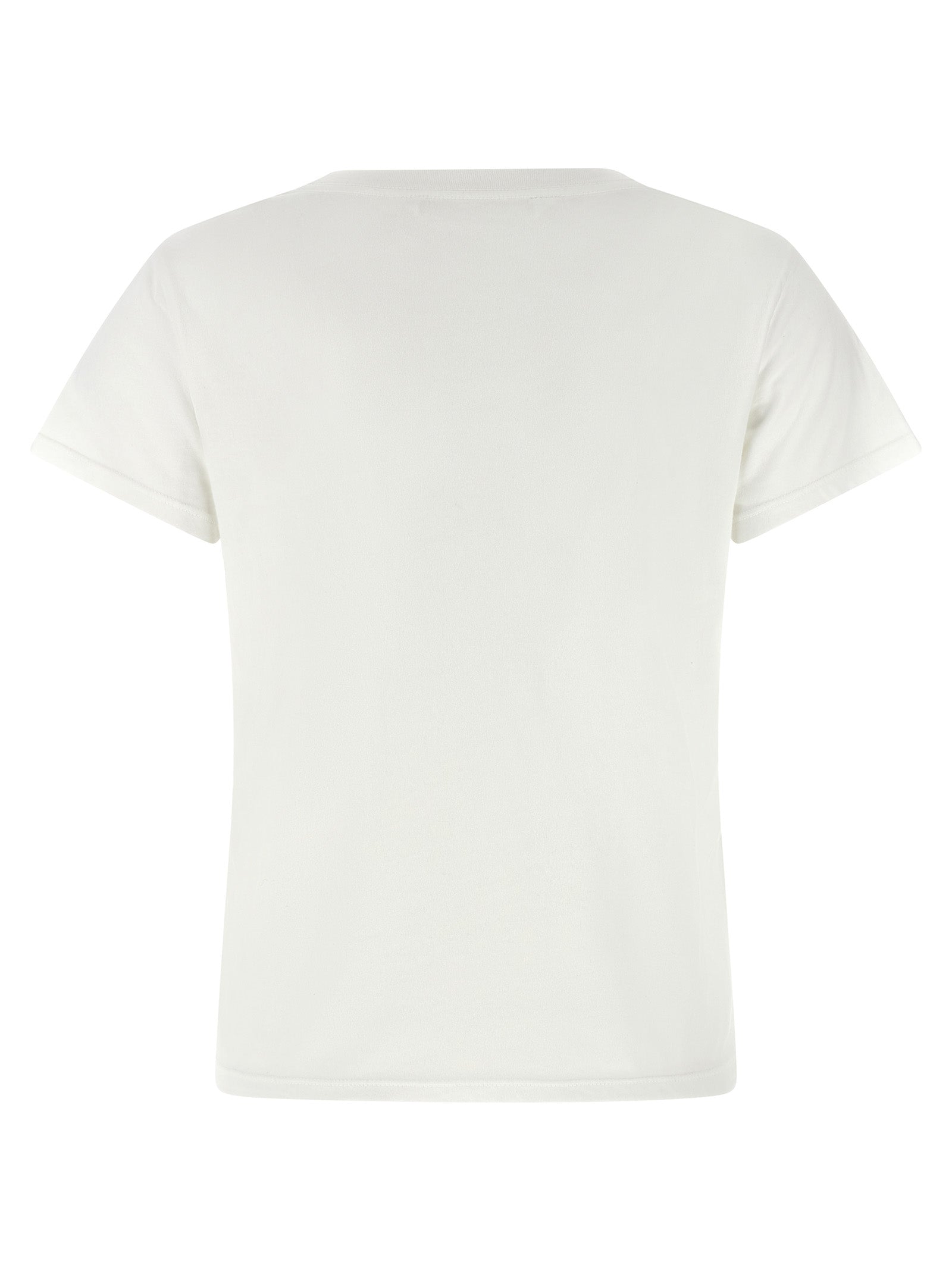 Mother Denim White Cotton T-Shirt