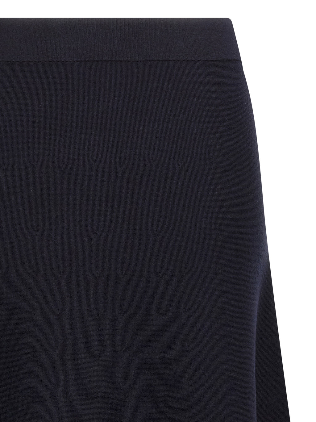 Max Mara Blue Viscose Midi Skirt