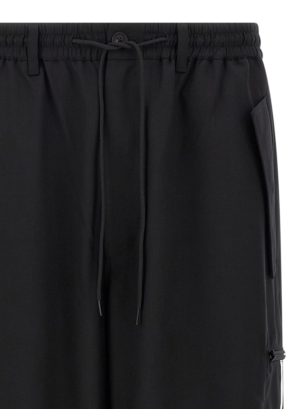 Y-3 Black Polyester Casual Pants