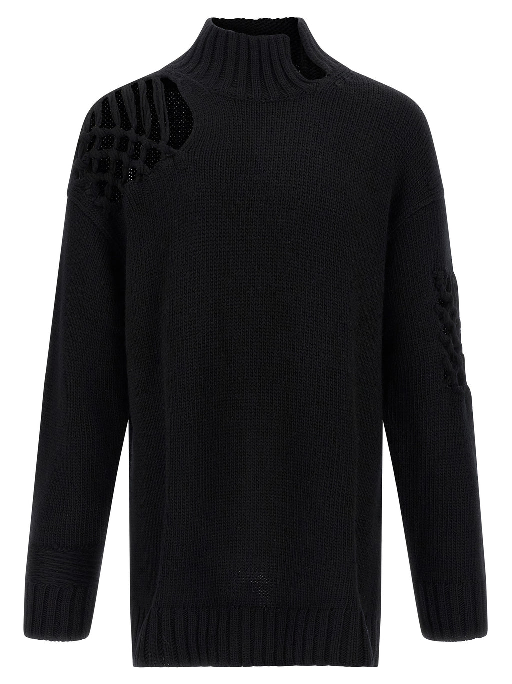 Yohji Yamamoto Black Wool Cardigan
