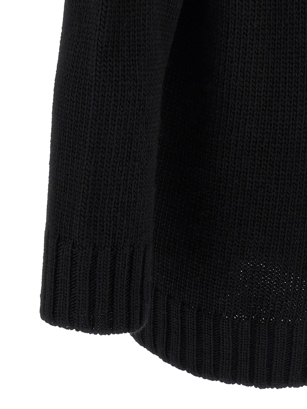 Yohji Yamamoto Black Wool Cardigan