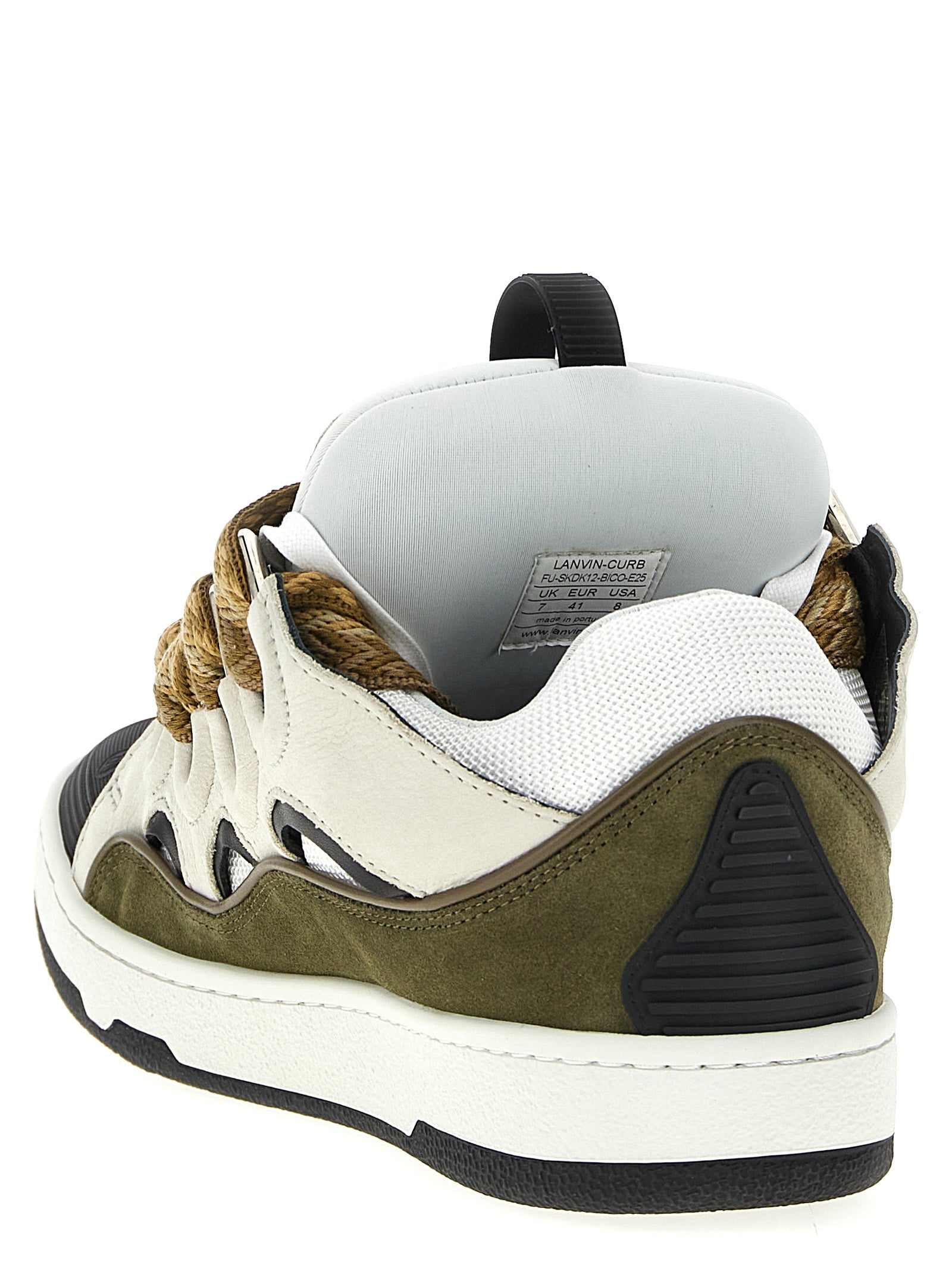 Lanvin Multicolor Calf Leather Bos Taurus Chunky Sneakers