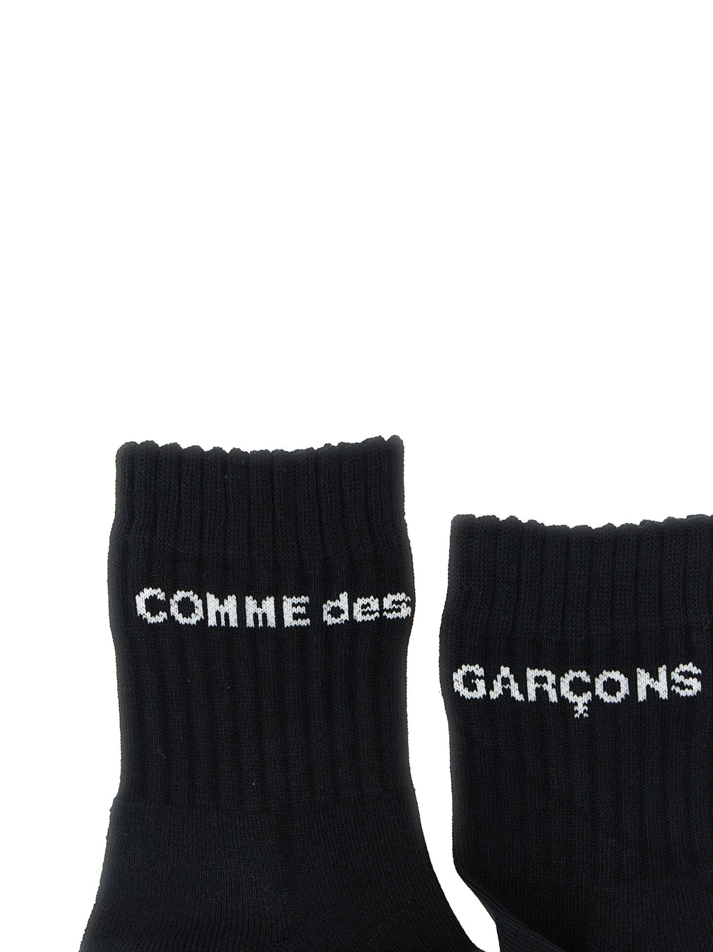 Comme Des Garçons Bicolor Cotton Socks
