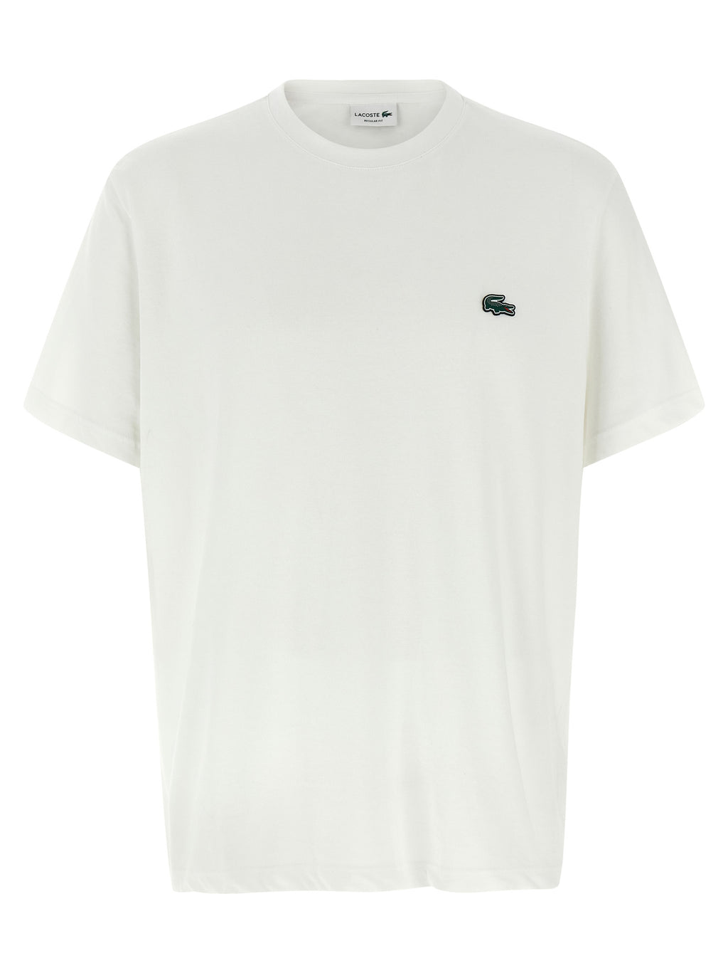 Lacoste White Cotton T-Shirt