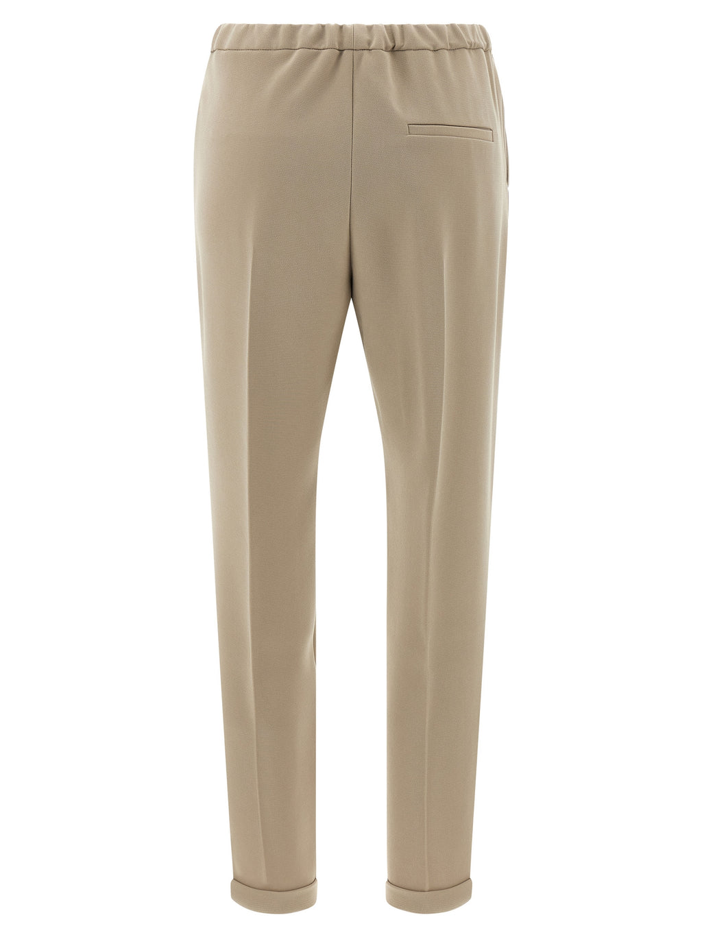 Alberto Biani Beige Triacetate Casual Pants