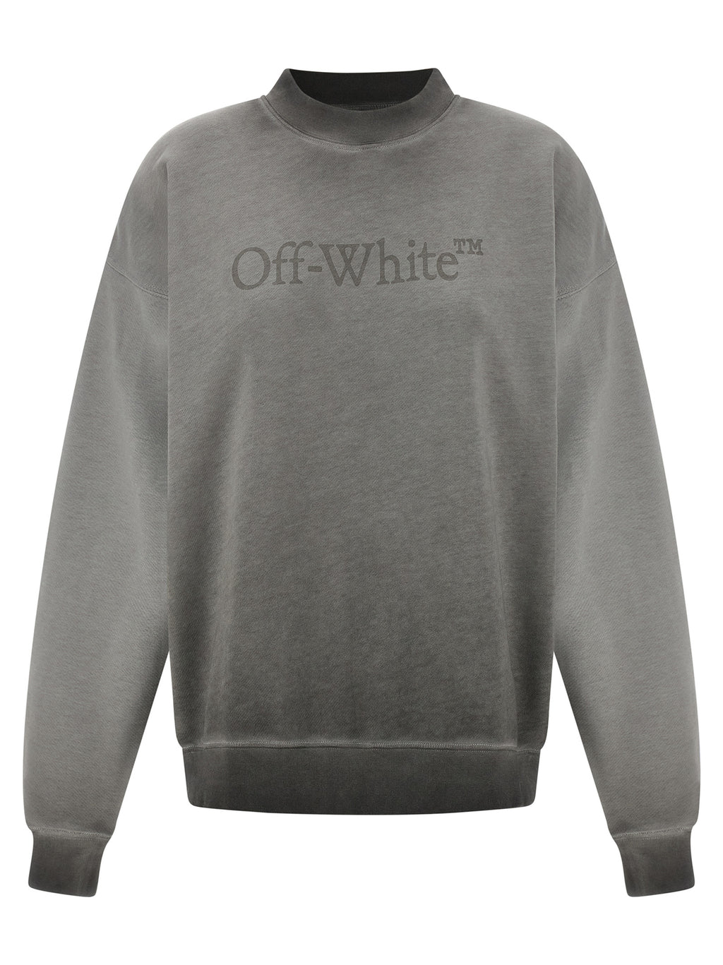 Off-White Gray Cotton Sweatshirt