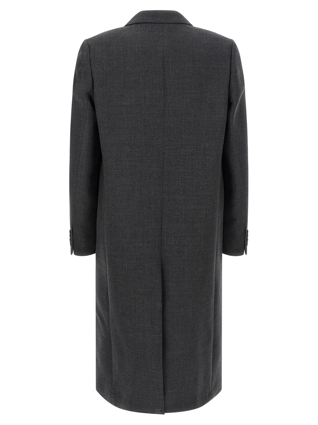 Dries Van Noten Gray Wool Coat