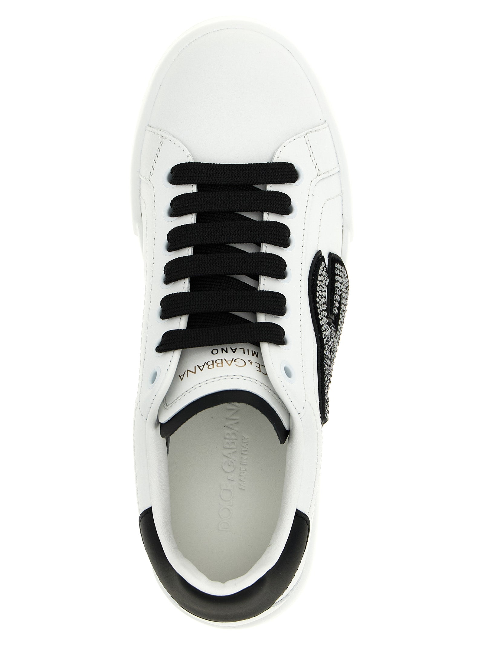 Dolce & Gabbana Bicolor Calfskin Sneakers