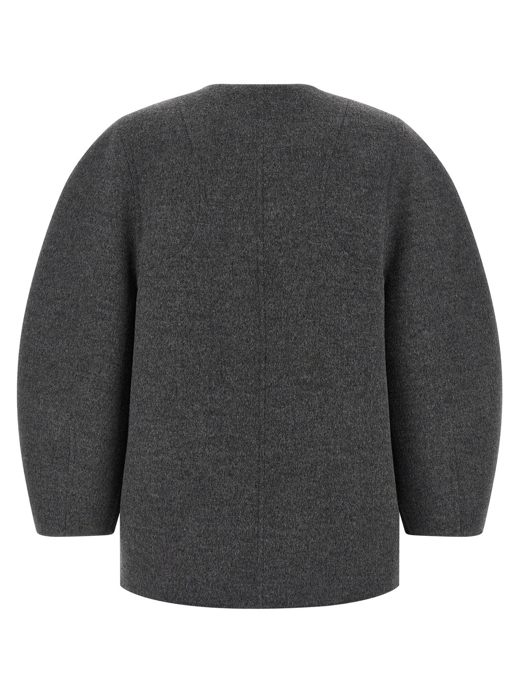 Fendi Gray Virgin Wool Coat