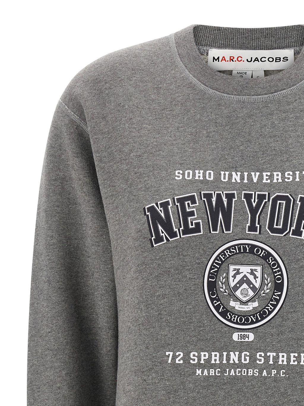 A.P.C. Gray Cotton Sweatshirt
