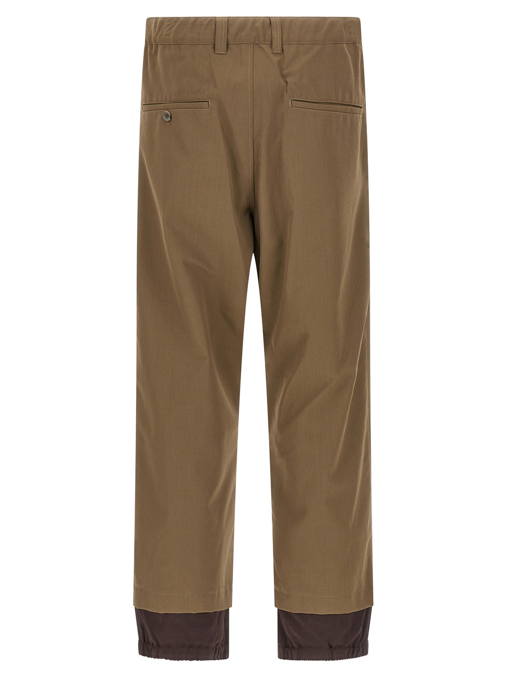 Maison Mihara Yasuhiro Bicolor Polyester Casual Pants