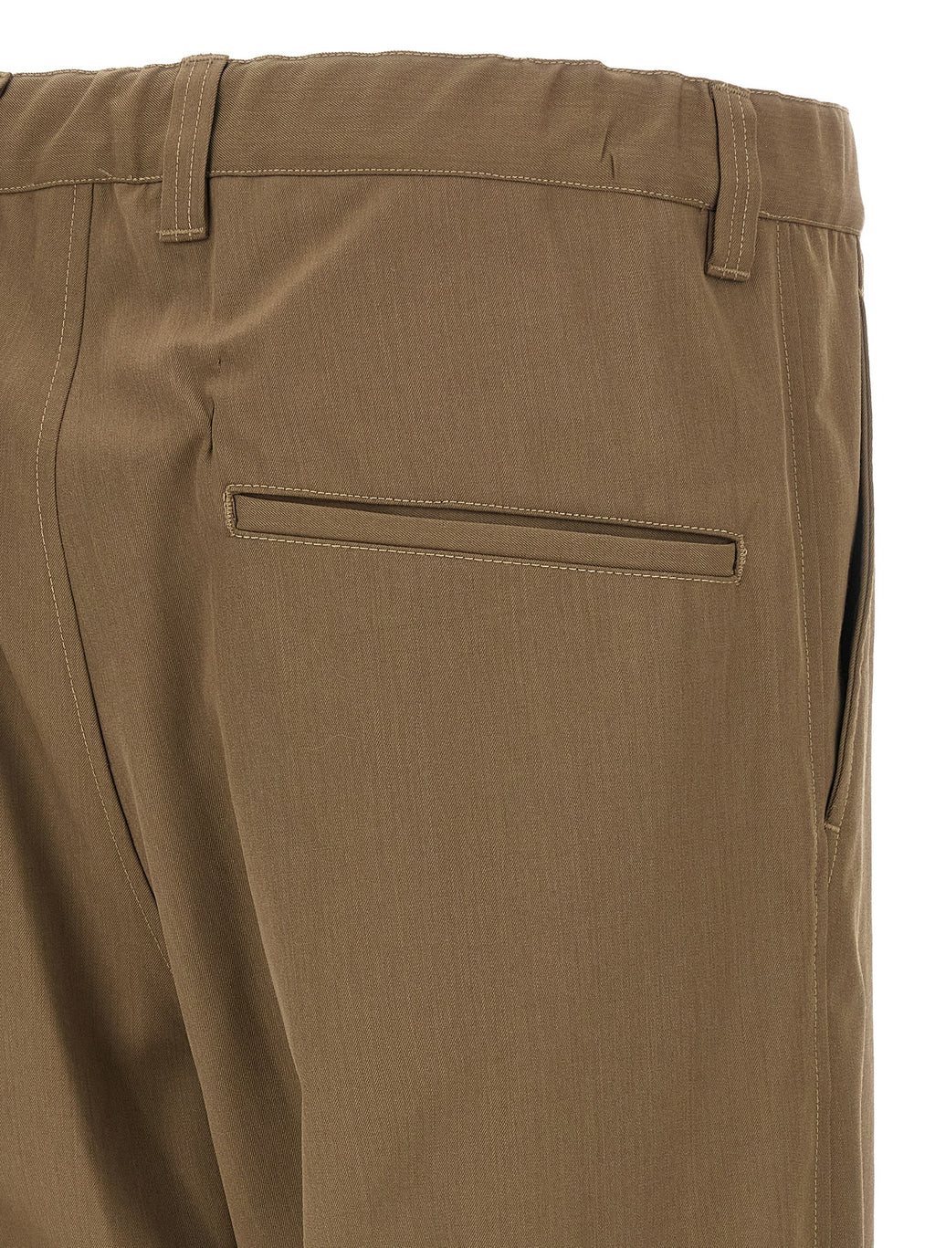 Maison Mihara Yasuhiro Bicolor Polyester Casual Pants