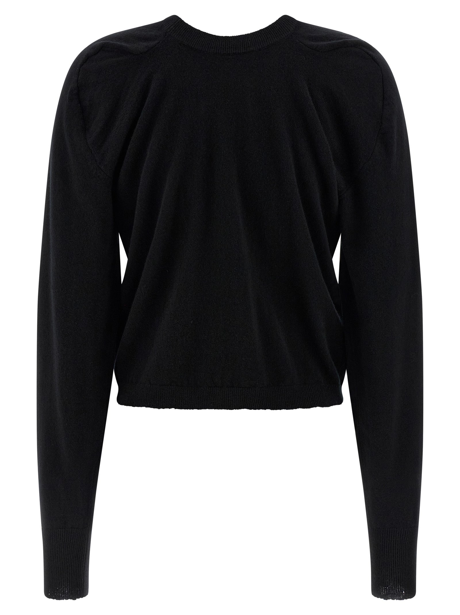 Maison Margiela Black Virgin Wool Cardigan