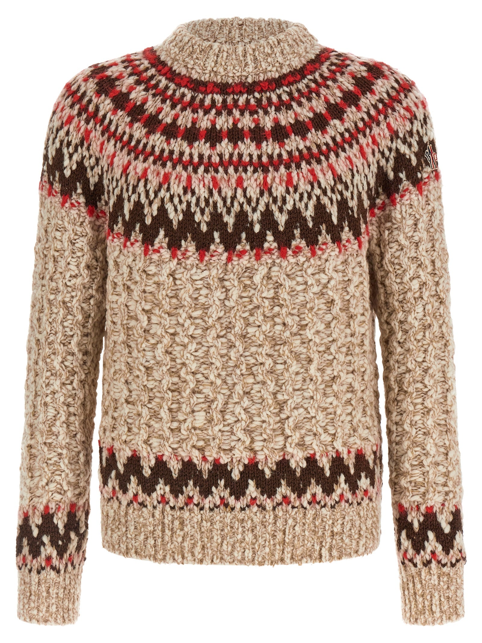 Moncler Grenoble Multicolor Wool Cardigan