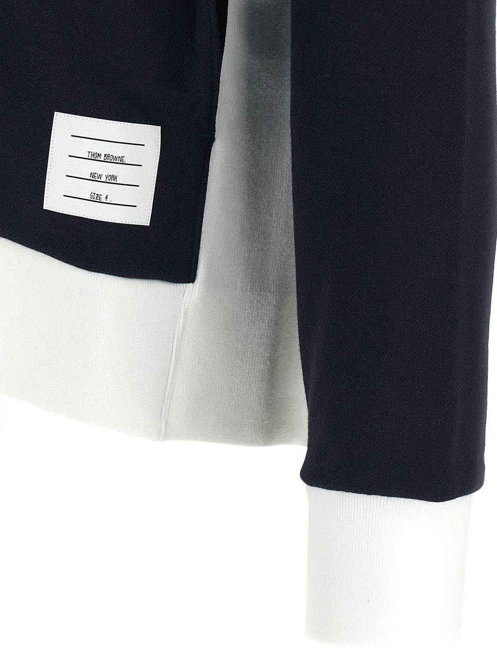 Thom Browne Blue Cotton Sweatshirt