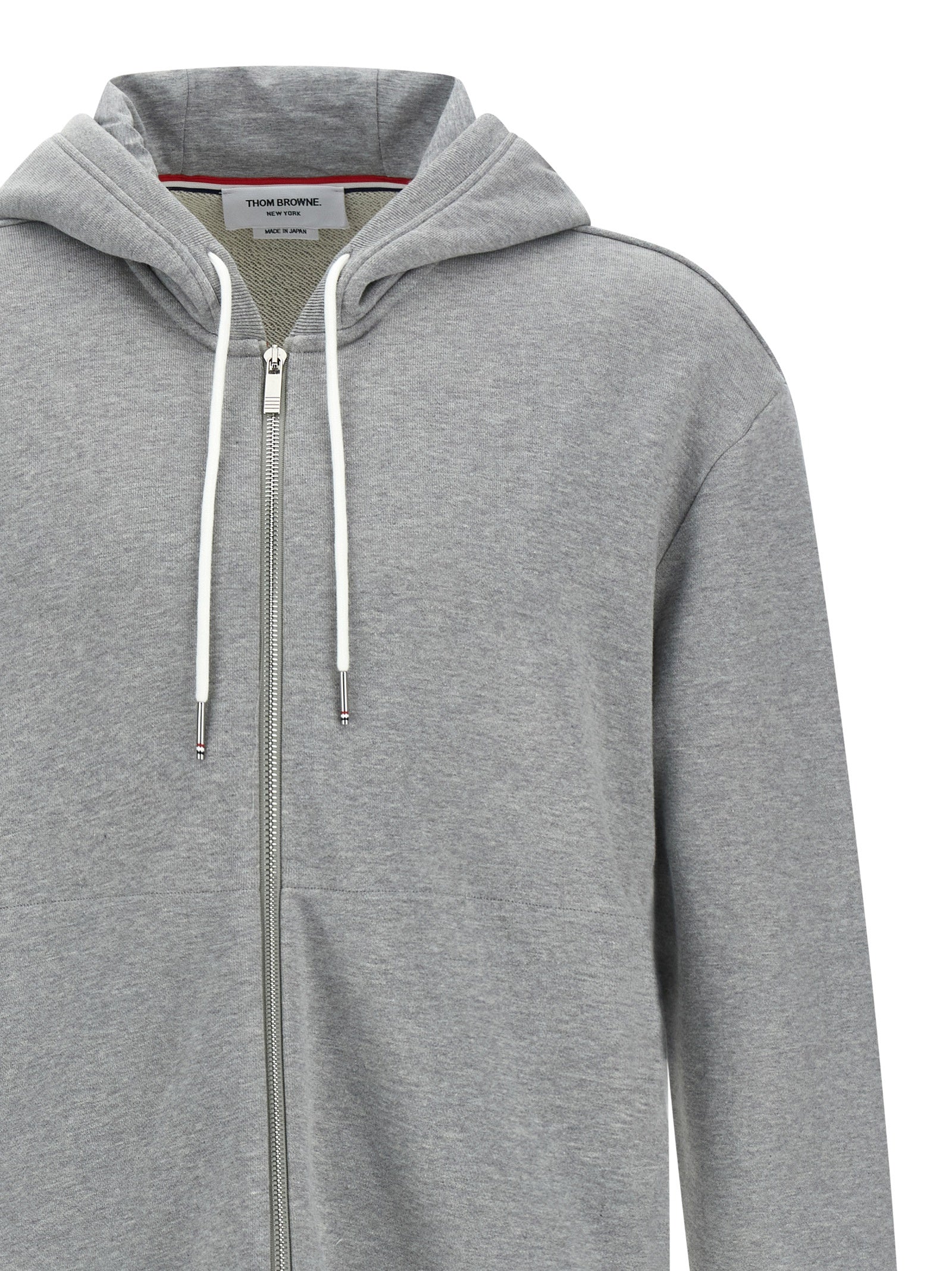 Thom Browne Gray Cotton Sweatshirt