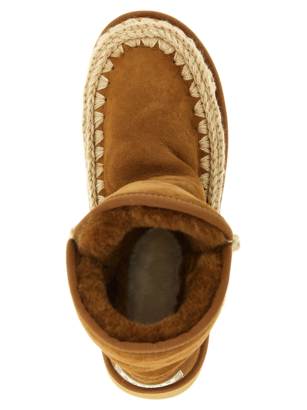 Mou Brown Lambskin Ankle Boots