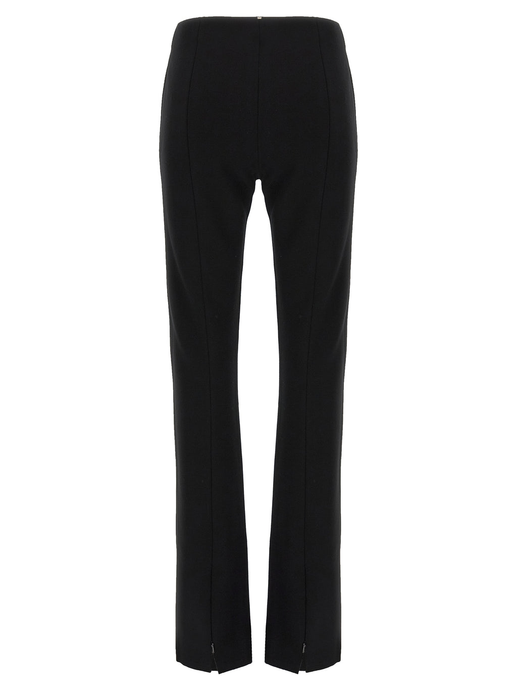 Sportmax Black Viscose Casual Pants