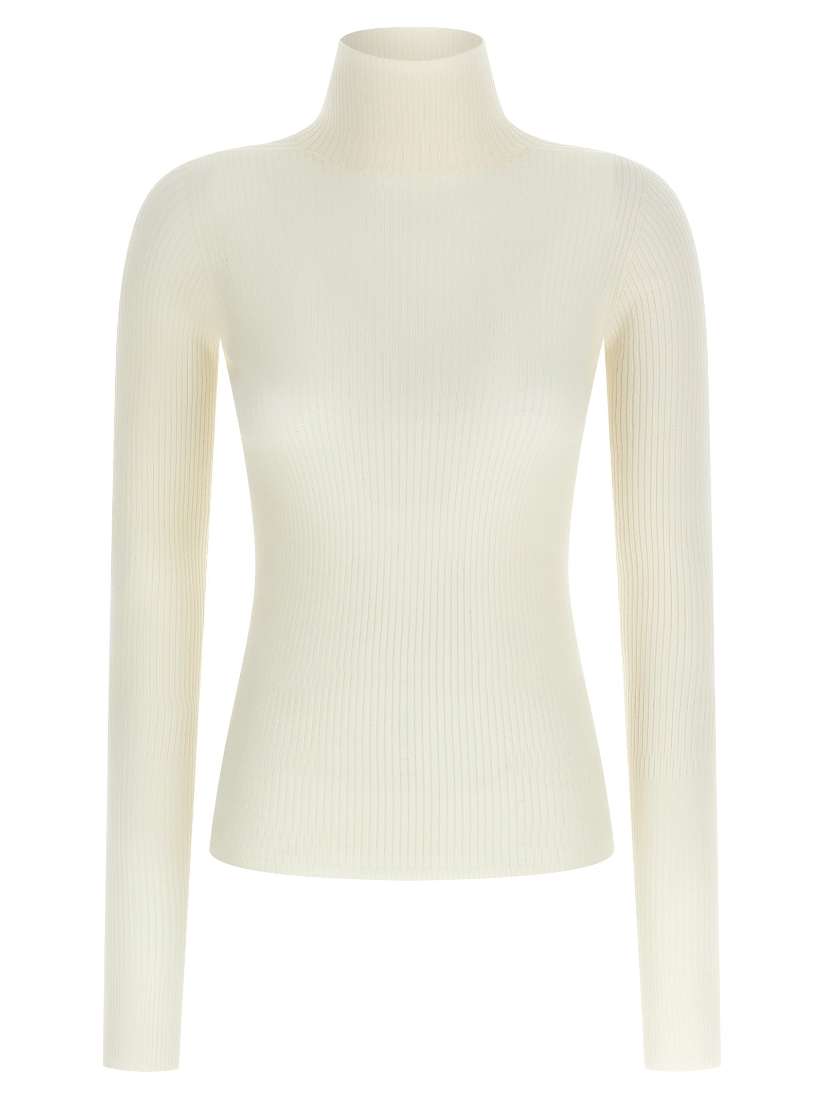 Sportmax White Virgin Wool Cardigan