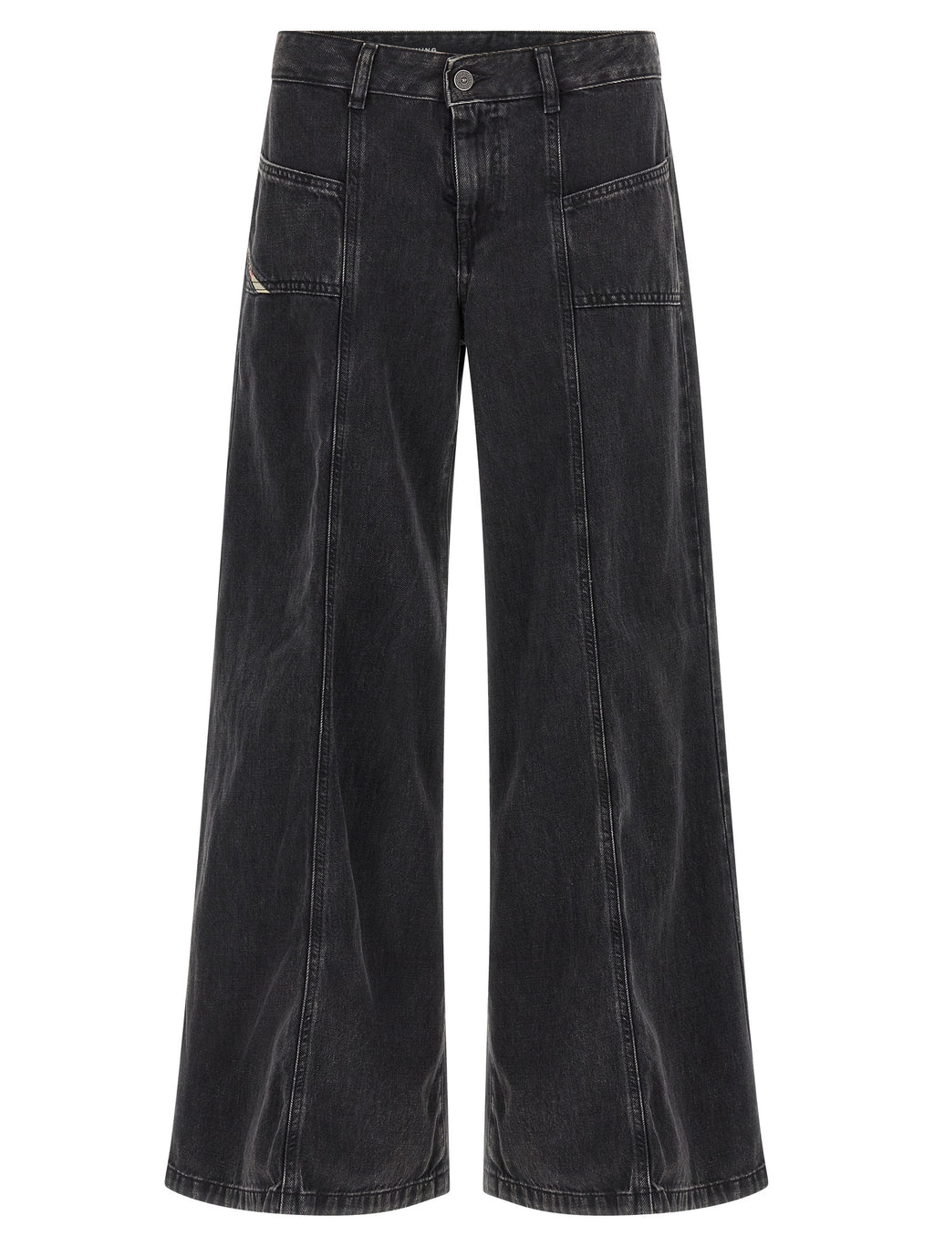 Diesel Black Cotton Jeans Denim