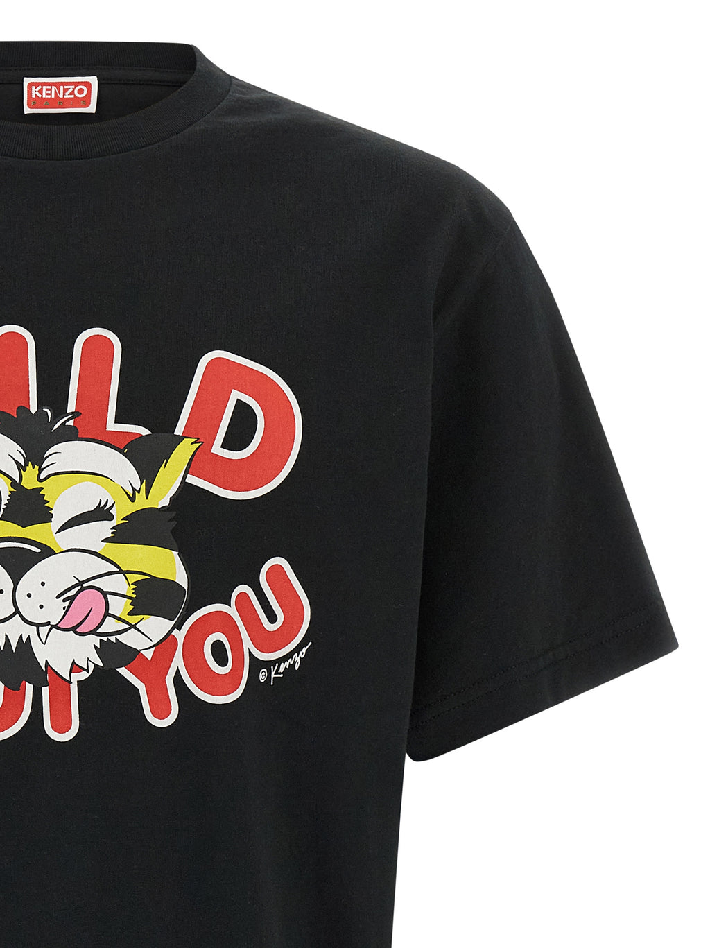 Kenzo Black T-Shirt detail view