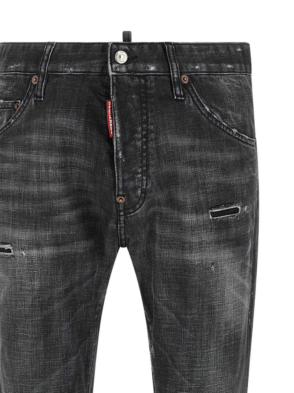 Dsquared² Black Cotton Jeans Denim