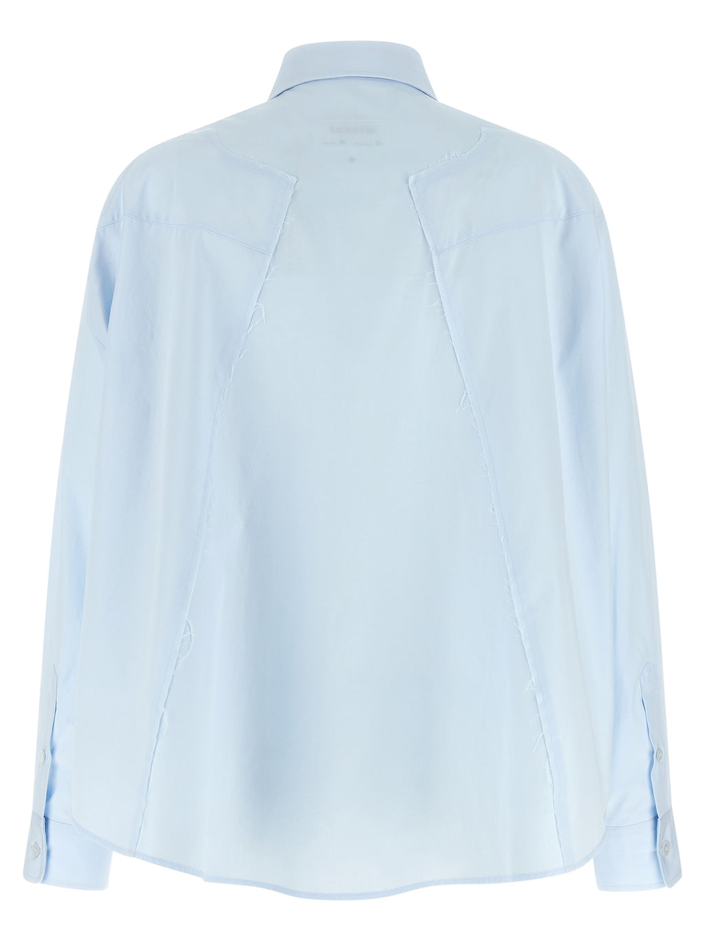 MM6 Maison Margiela Blue Cotton Blouse