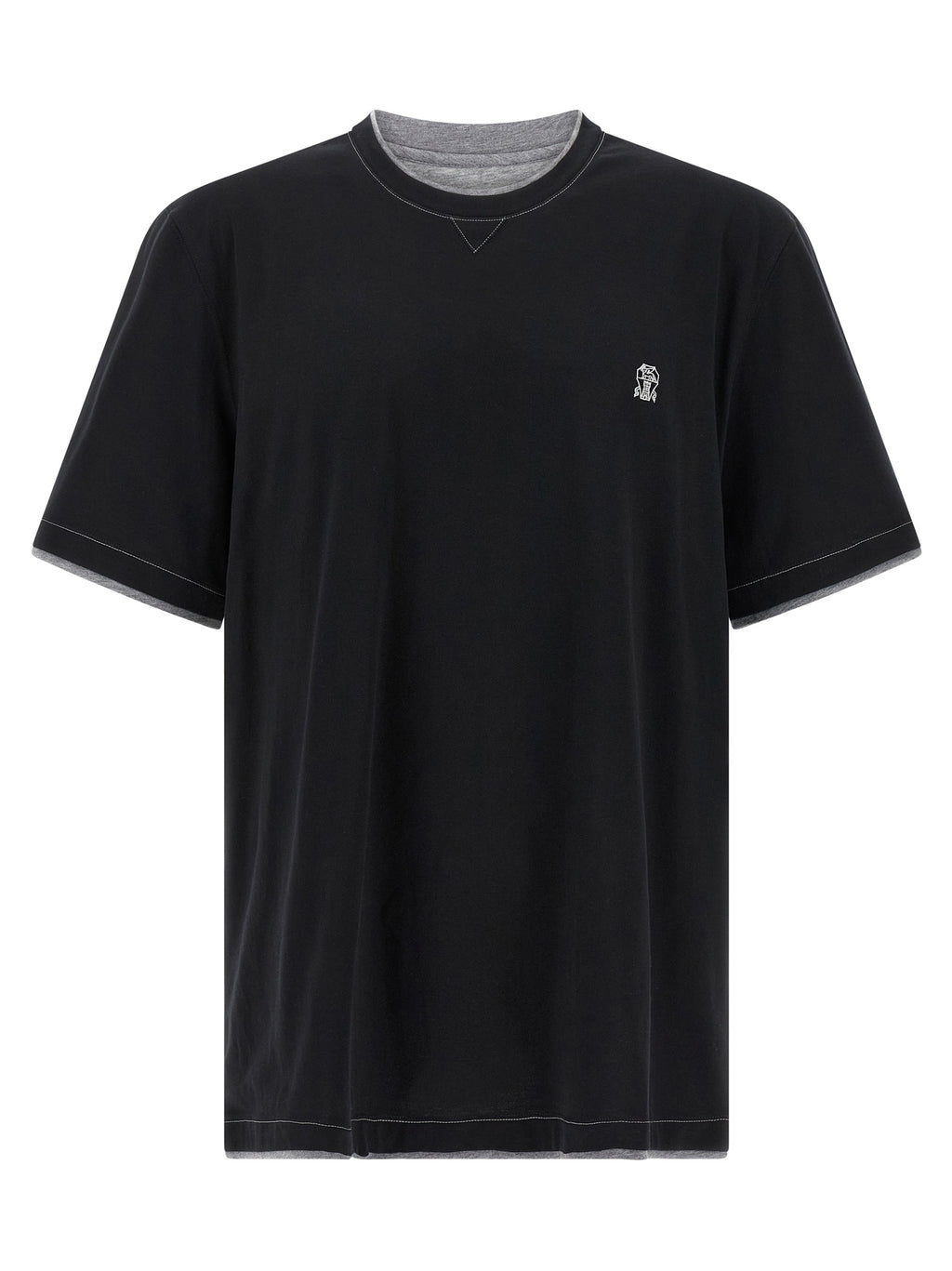 Brunello Cucinelli Black T-Shirt