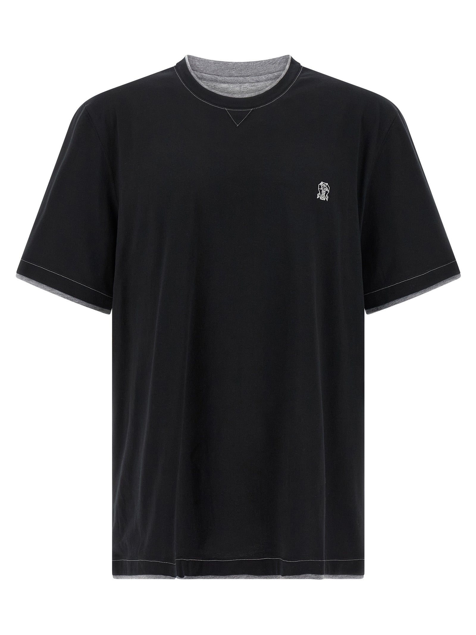 Brunello Cucinelli Black T-Shirt