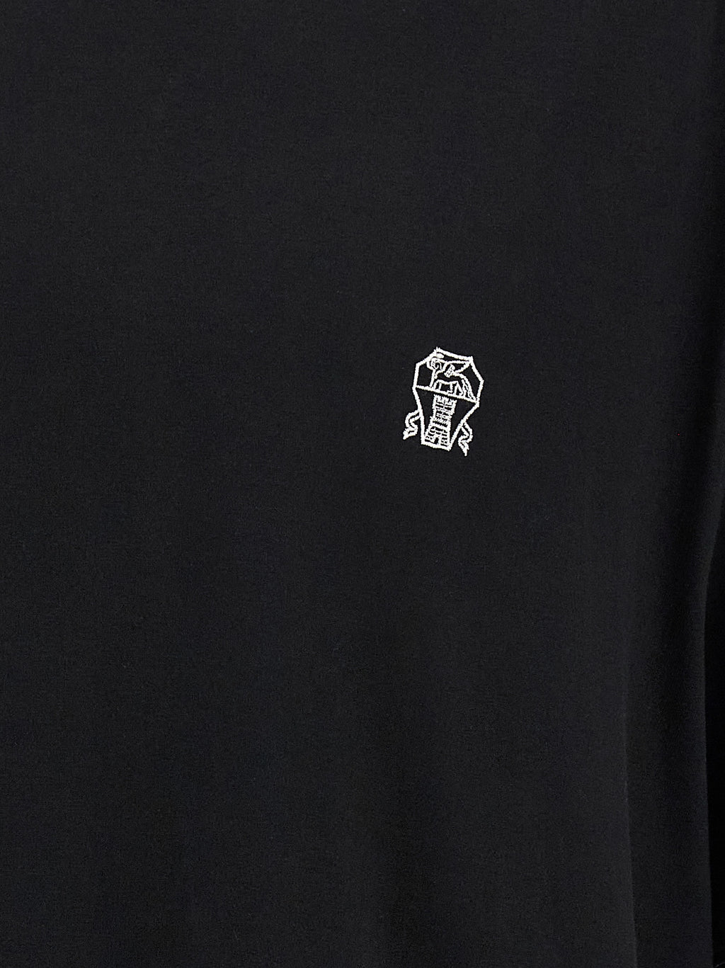 Brunello Cucinelli Black T-Shirt side view