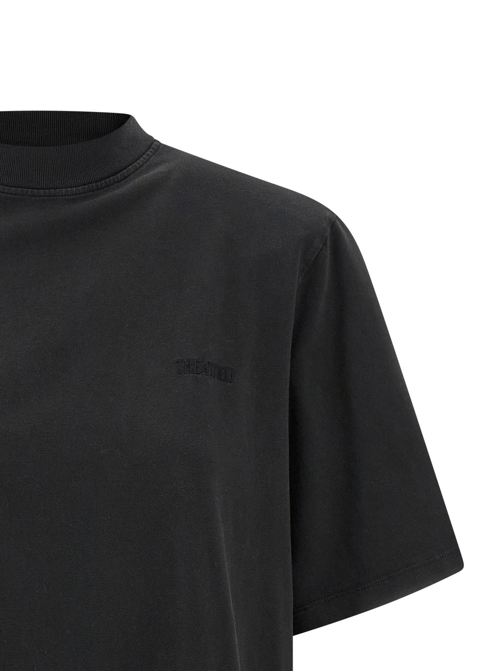 The Attico Black Cotton T-Shirt