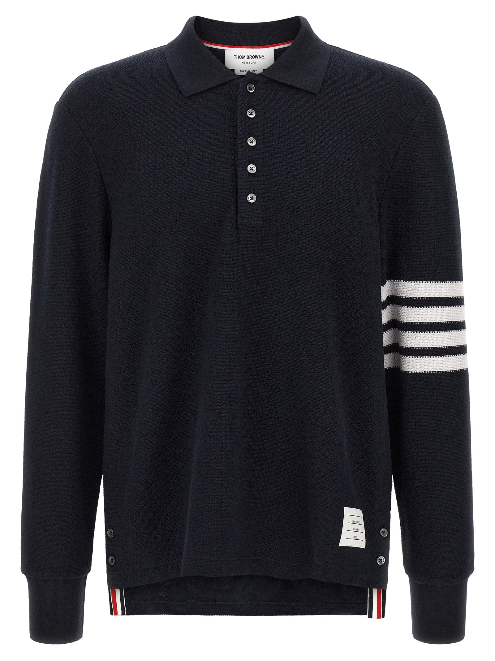 Thom Browne Blue Polo Shirt