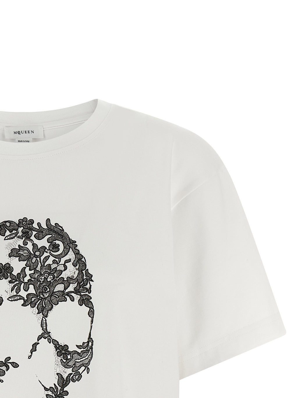 Alexander McQueen Bicolor Cotton T-Shirt