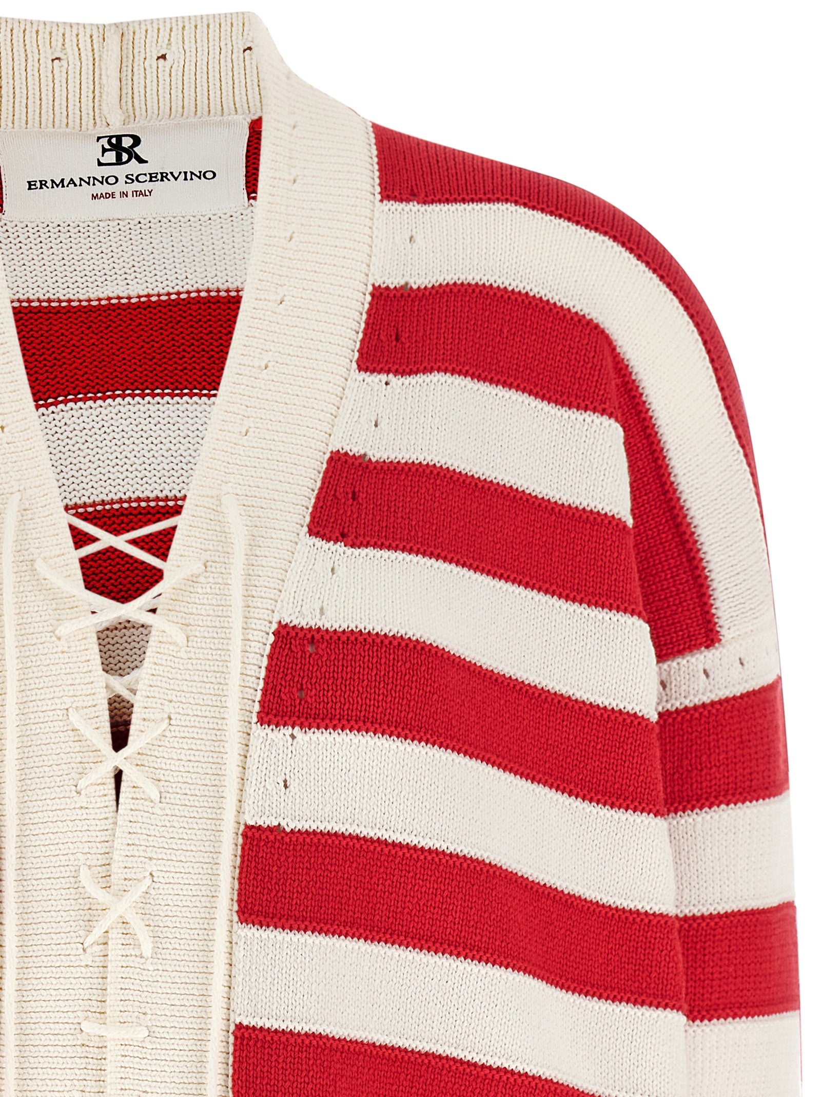 Ermanno Scervino Multicolor Cotton Cardigan