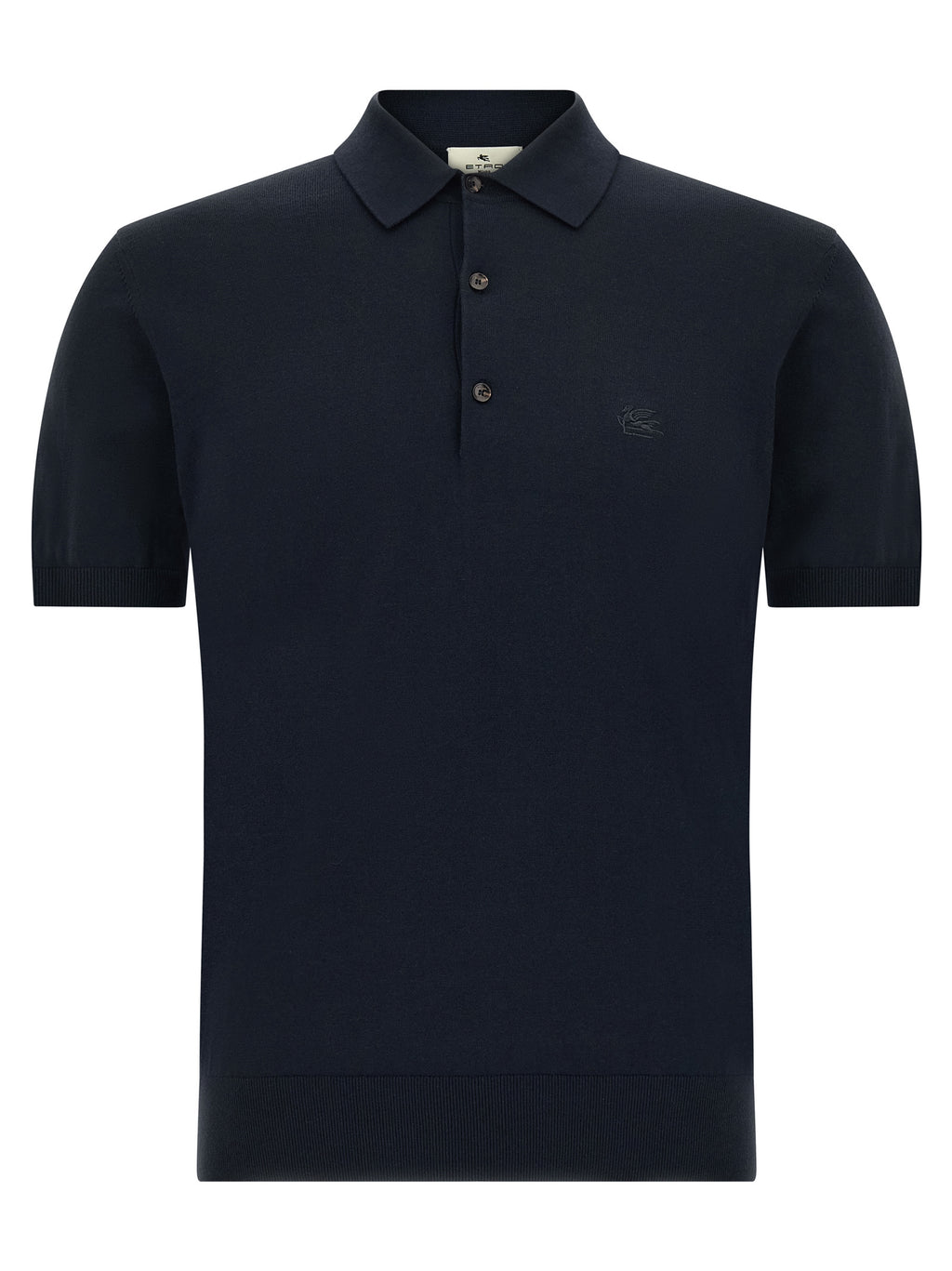 Etro Blue Cotton Polo Shirt