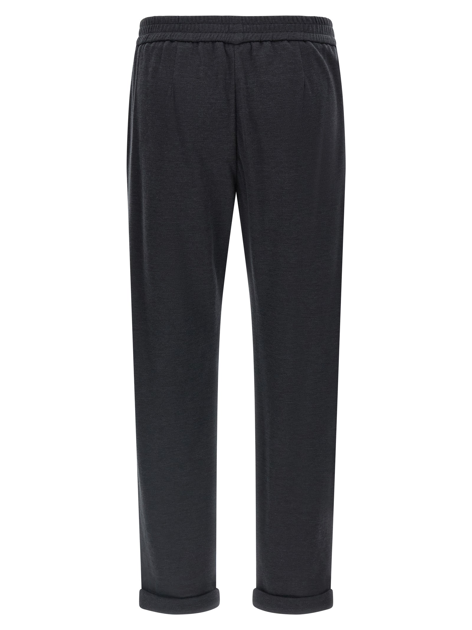 Brunello Cucinelli Gray Cotton Joggers (Workout Pants)