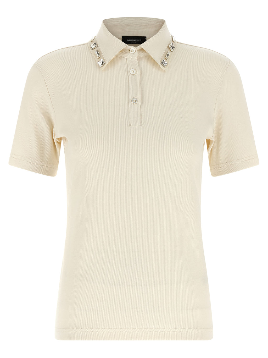 Fabiana Filippi Beige Cotton Polo Shirt
