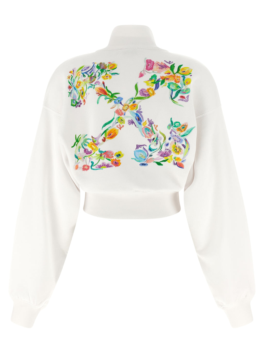 Off-White White Cotton Sweatshirt