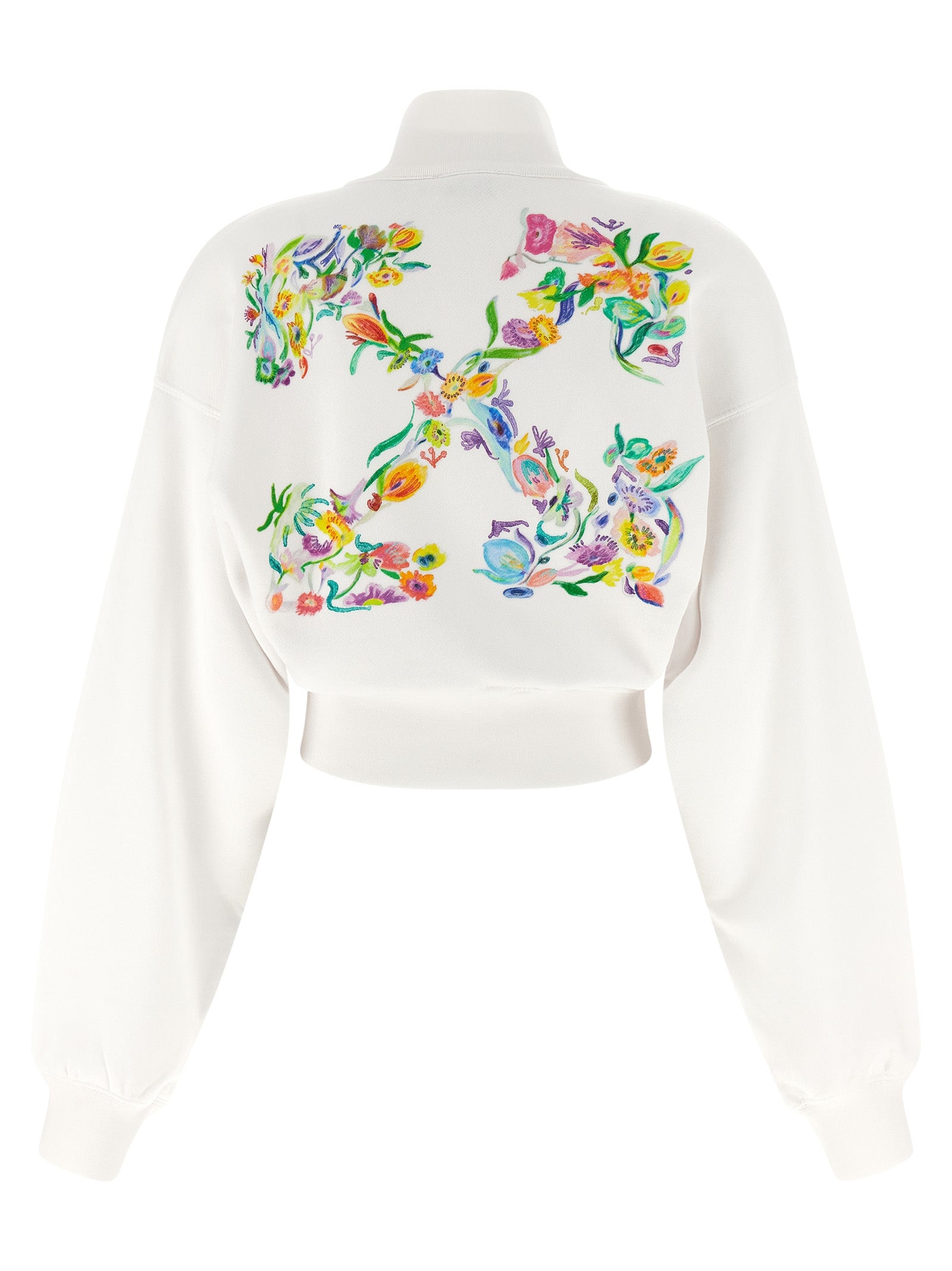 Off-White White Cotton Sweatshirt