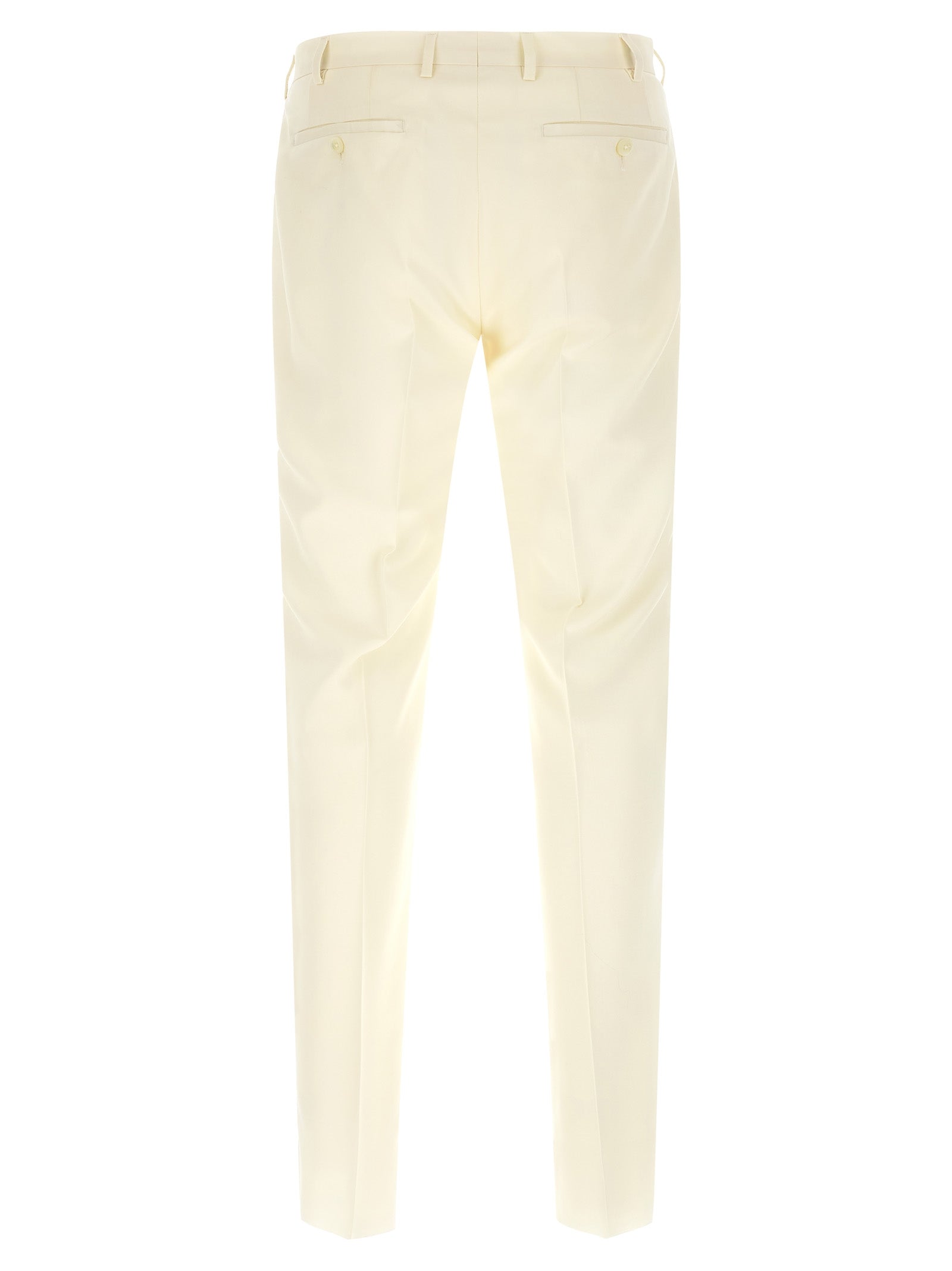 Pal Zileri White Wool Two-Piece Suit