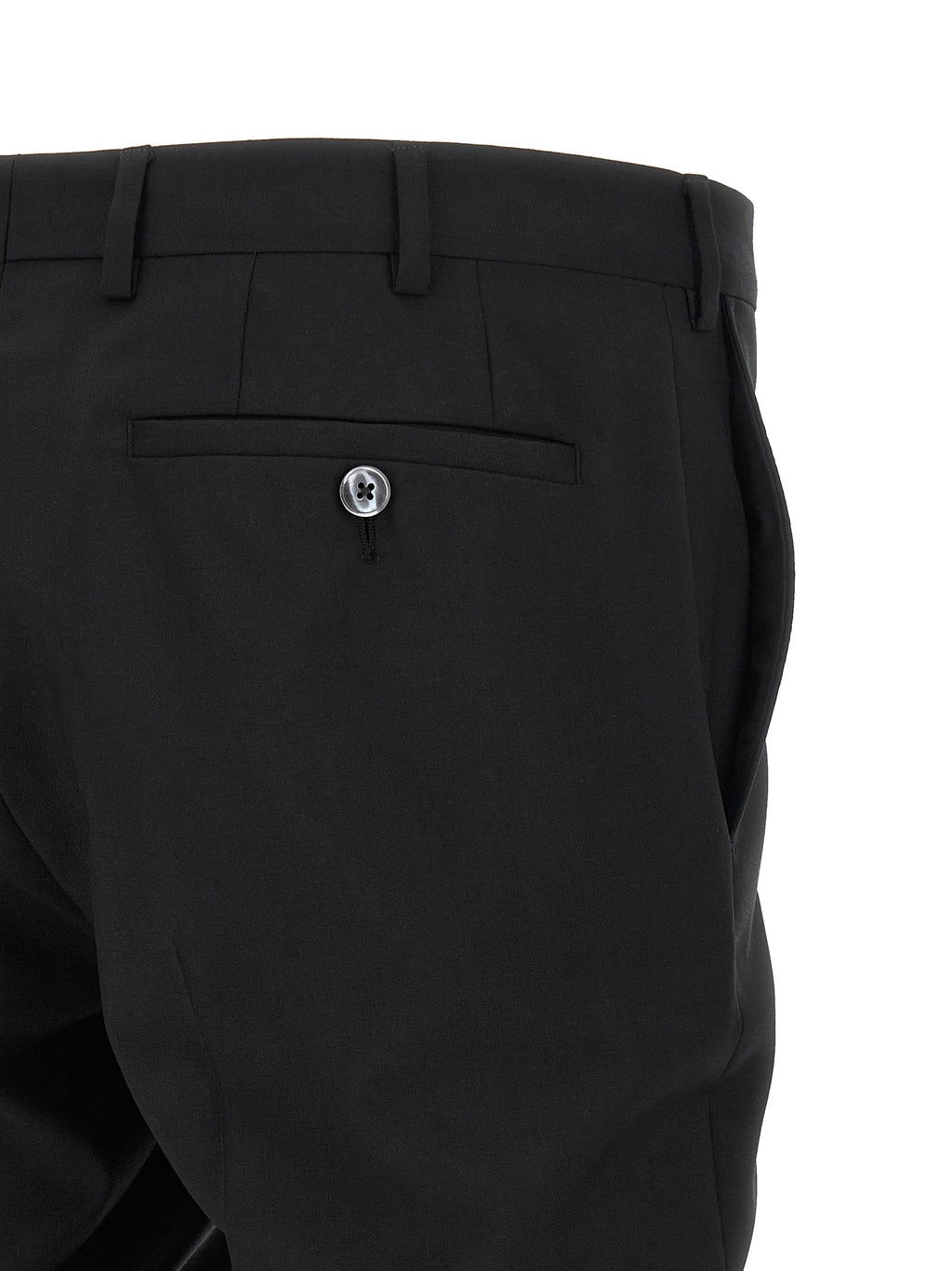Pal Zileri Black Wool Two-Piece Suit