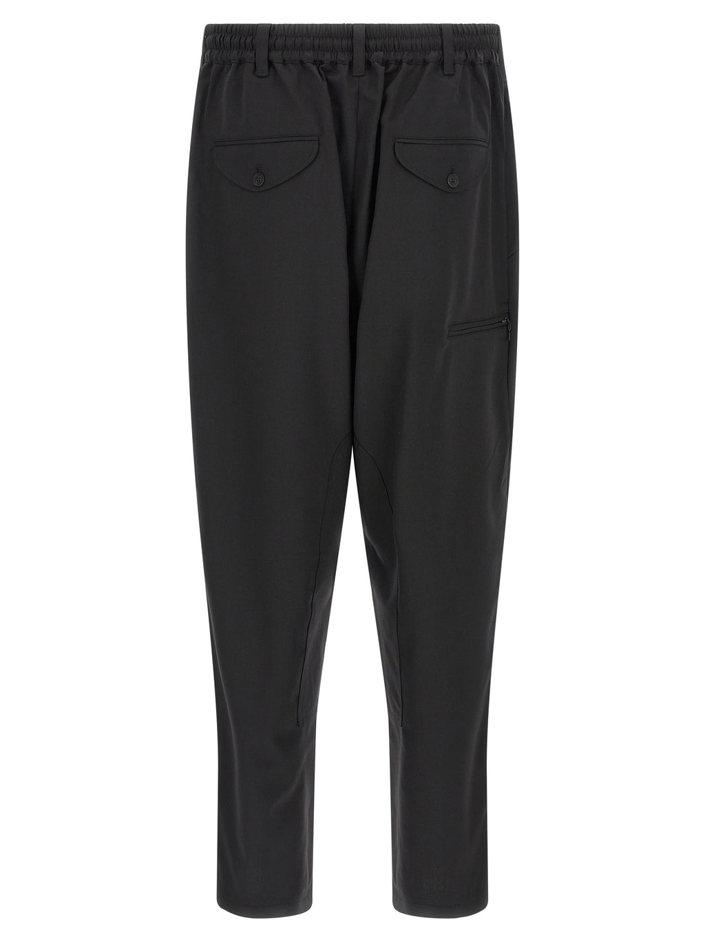 Y-3 Black Polyester Casual Pants
