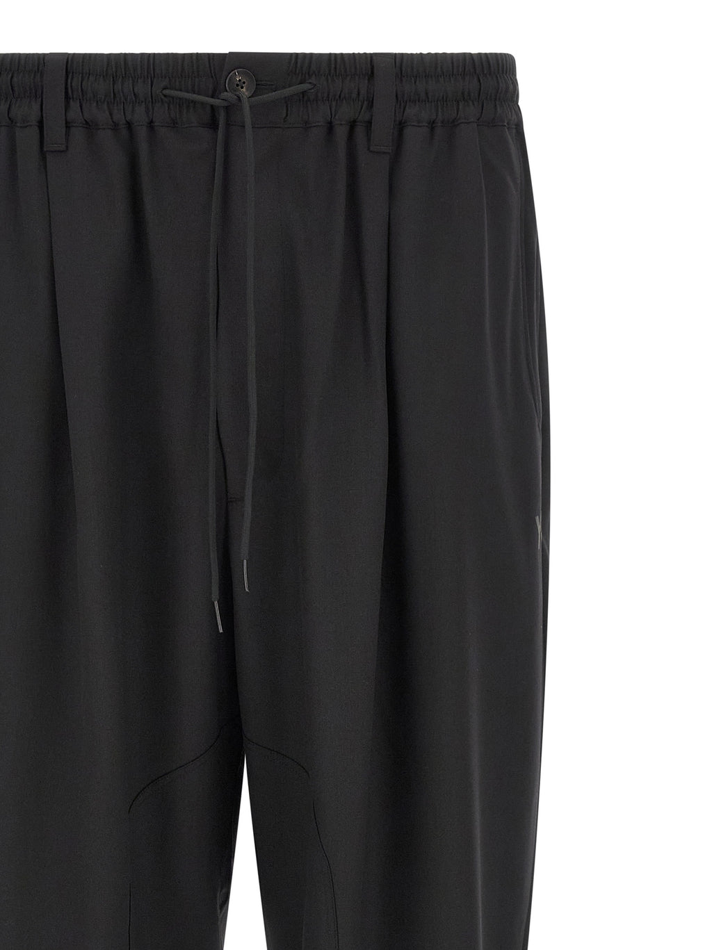 Y-3 Black Polyester Casual Pants