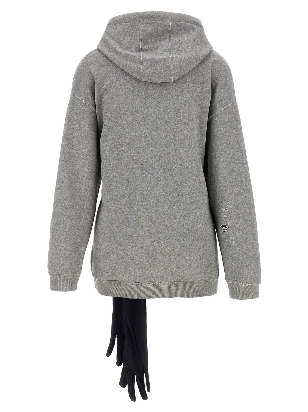 MM6 Maison Margiela Gray Cotton Short Dress