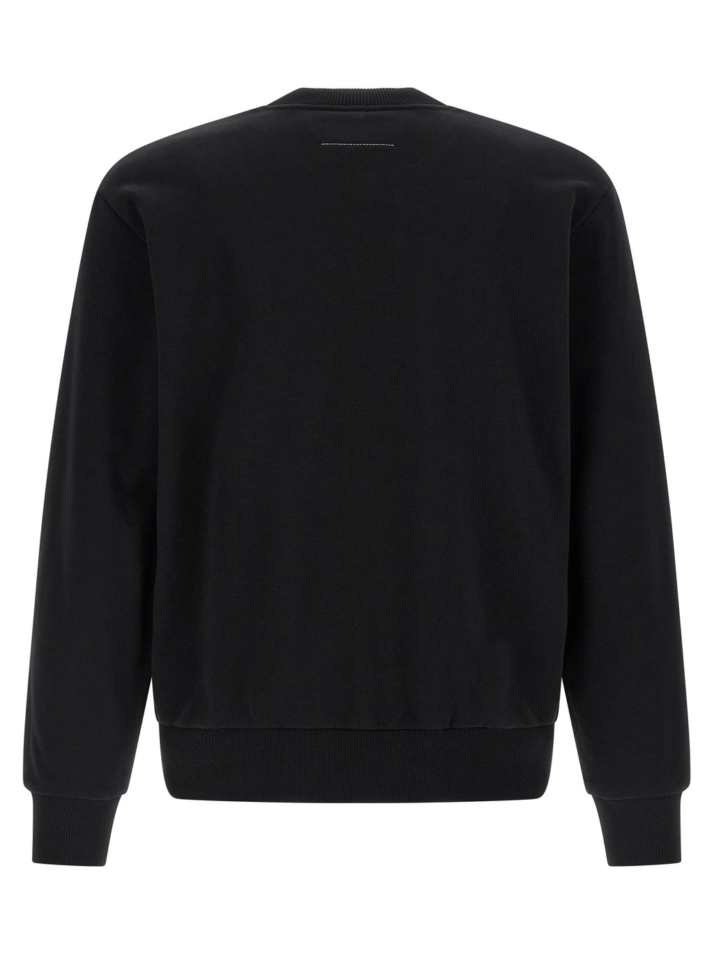 MM6 Maison Margiela Black Cotton Sweatshirt