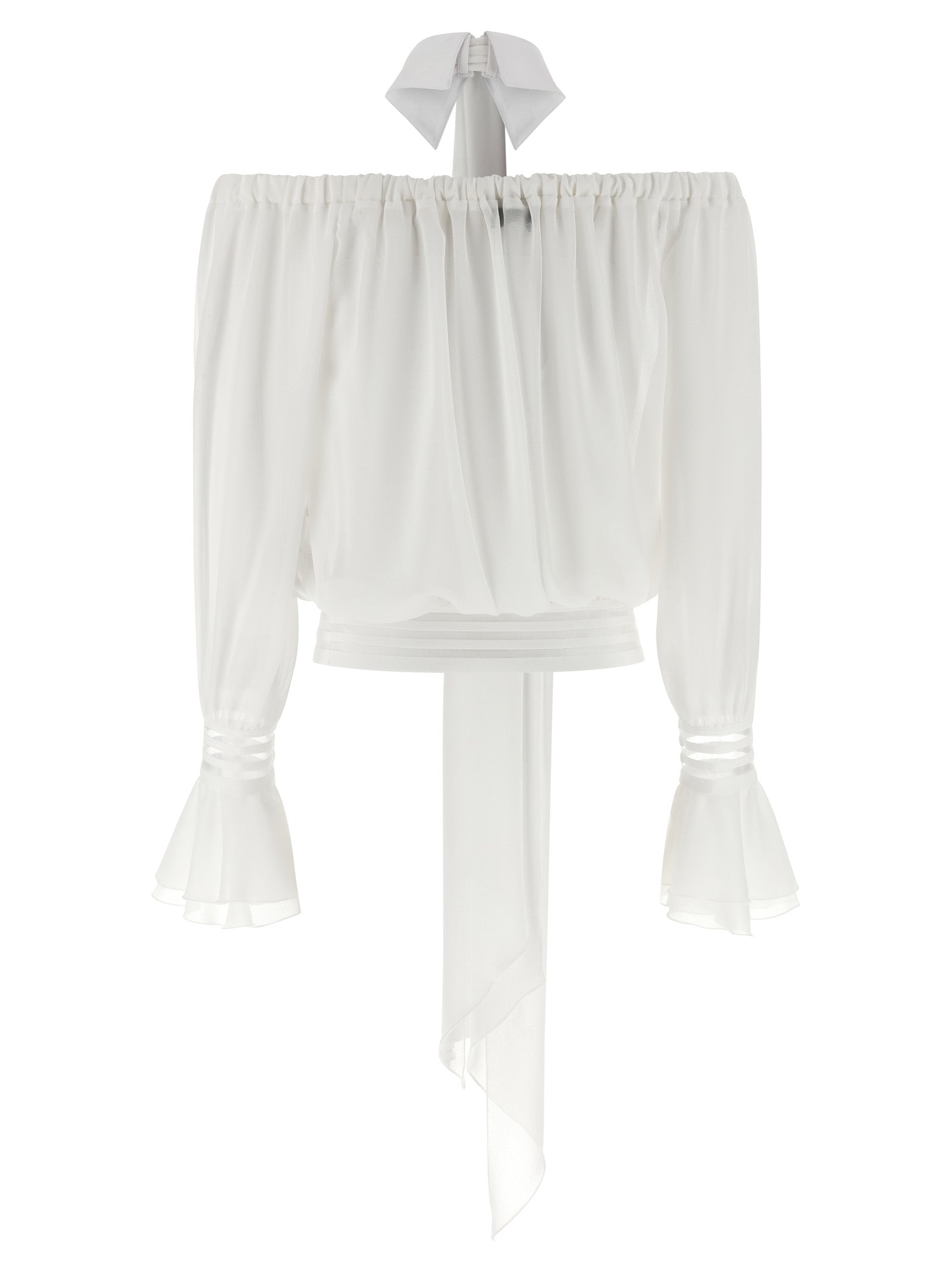Elisabetta Franchi White Polyester Blouse