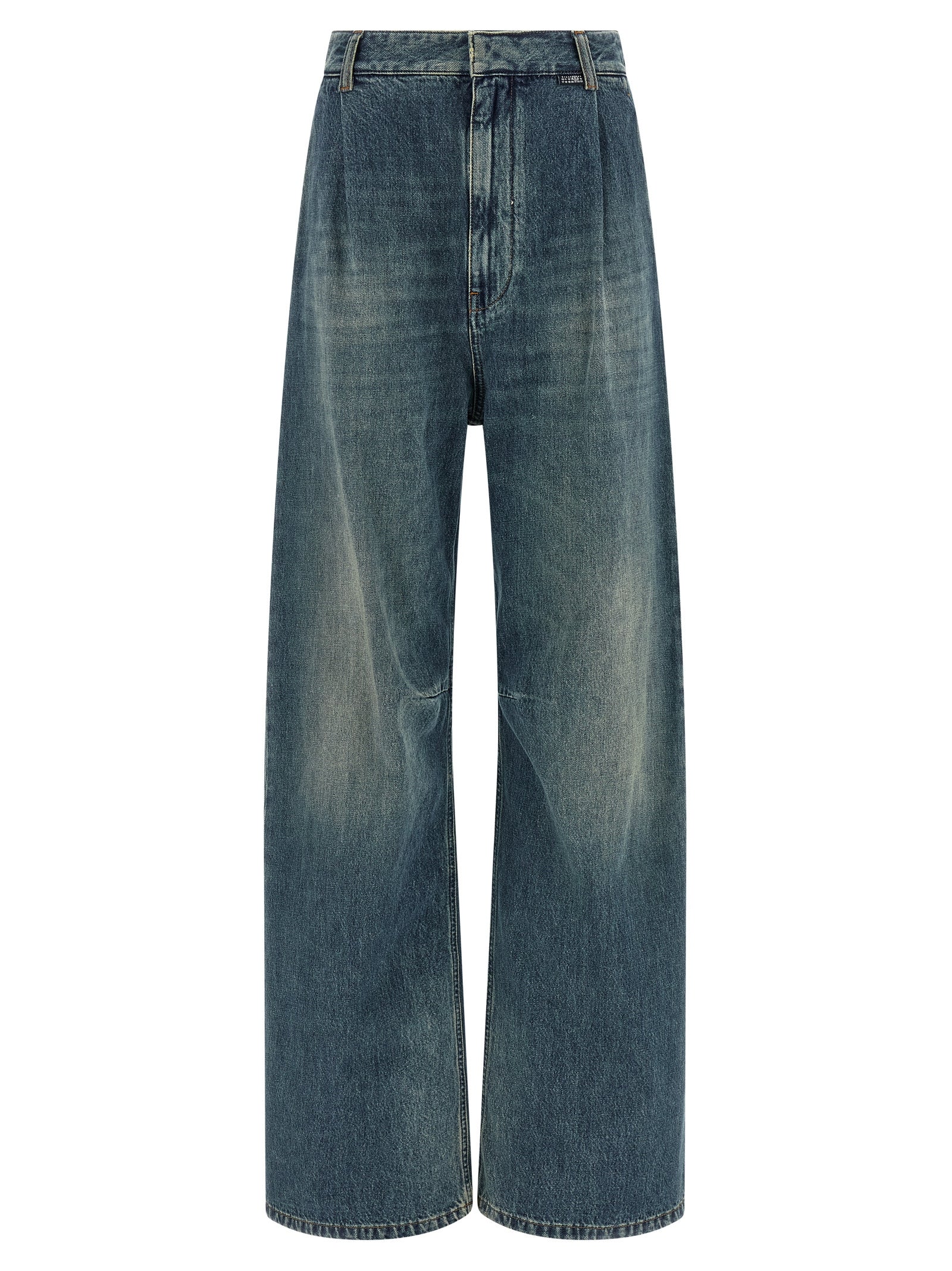MM6 Maison Margiela Blue Cotton Jeans Denim