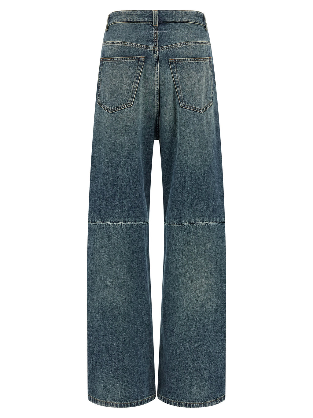 MM6 Maison Margiela Blue Cotton Jeans Denim