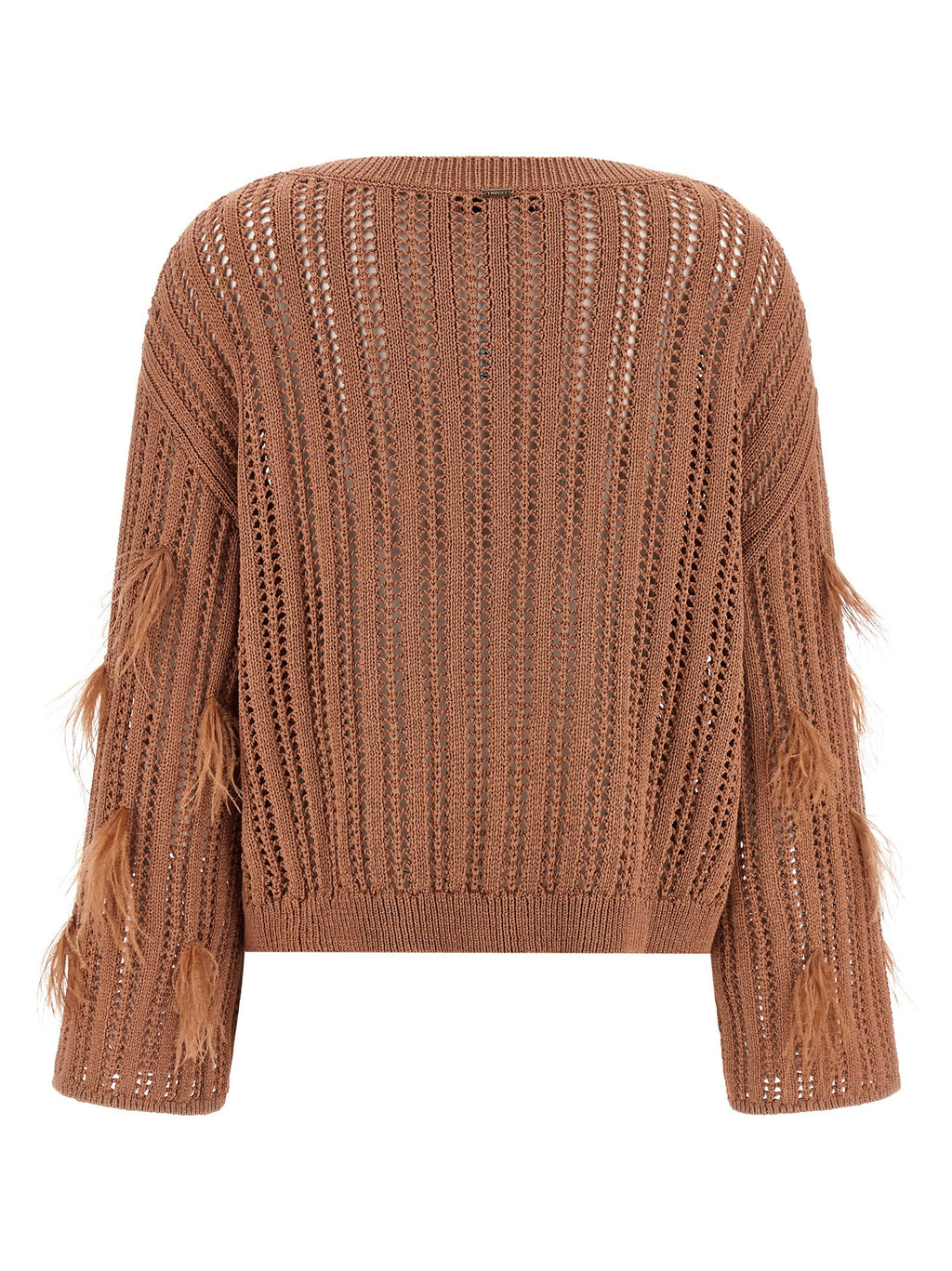 Twinset Brown Cotton Cardigan